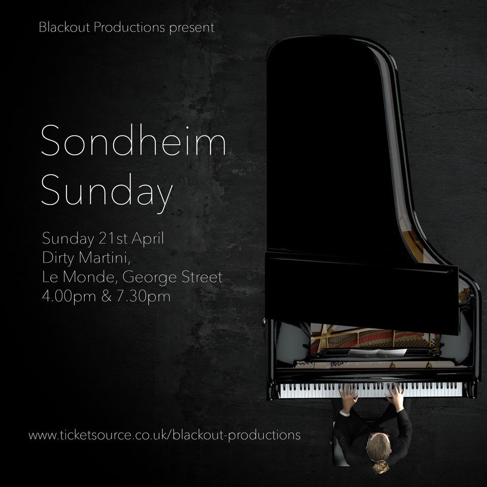 Sondheim Sunday | 7.30pm