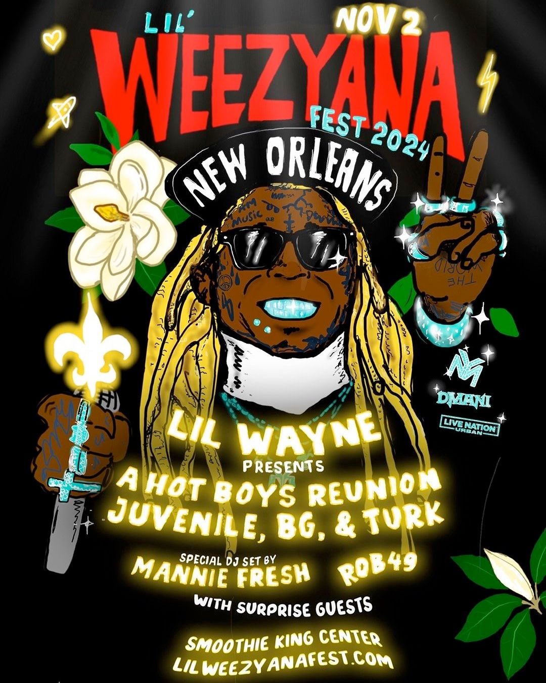 Lil Weezyana Fest with Lil Wayne, Juvenile, B.G. and more