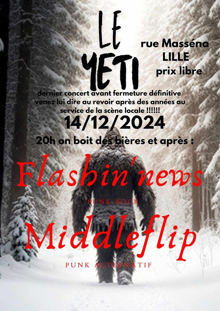 Flashin'News + MiddleFlip @Lille - Le Y\u00e9ti