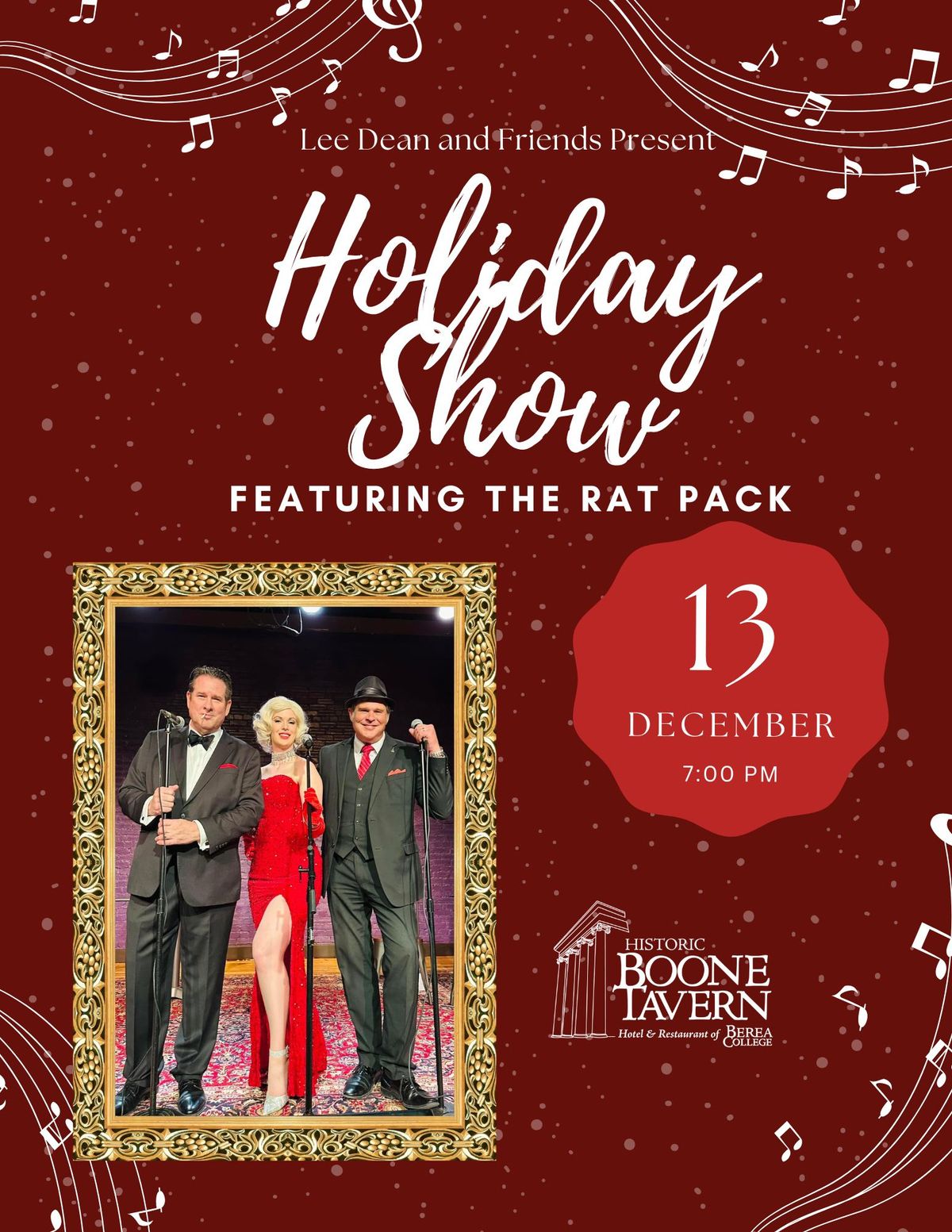 Rat Pack Holiday Show with Lee Dean and Friends