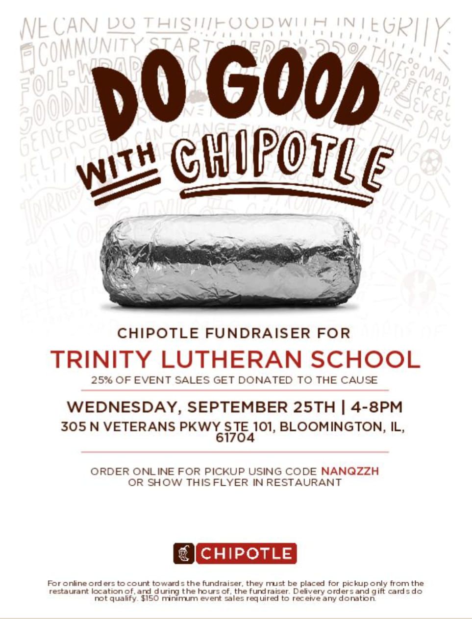 Chipotle Dine to Donate 