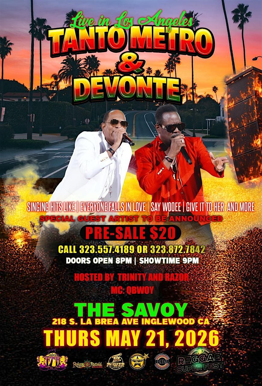 Preforming live tanto metro and devonte