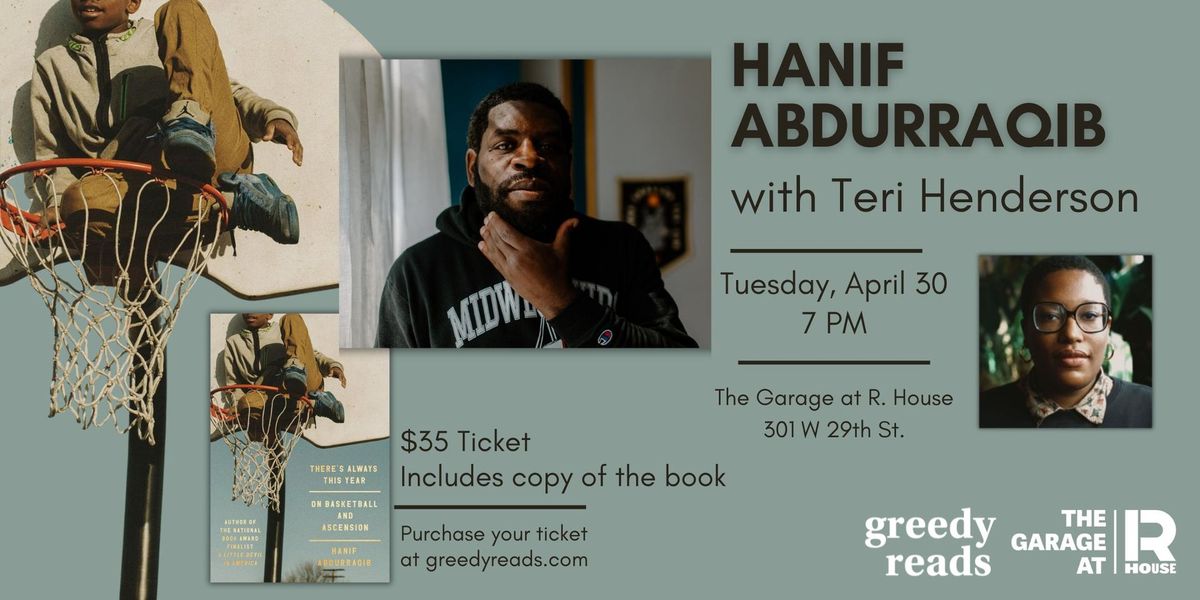 Hanif Abdurraqib presents THERE'S ALWAYS THIS YEAR  in conversation with Teri Henderson