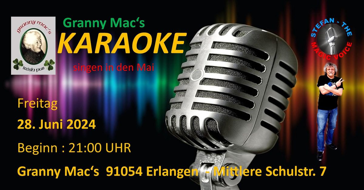 Kult Karaoke Night im Granny Mac's Irish Pub Erlangen
