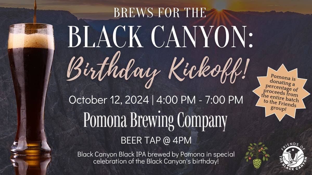 "Friends of the Black Canyon" Beer Tapping Party