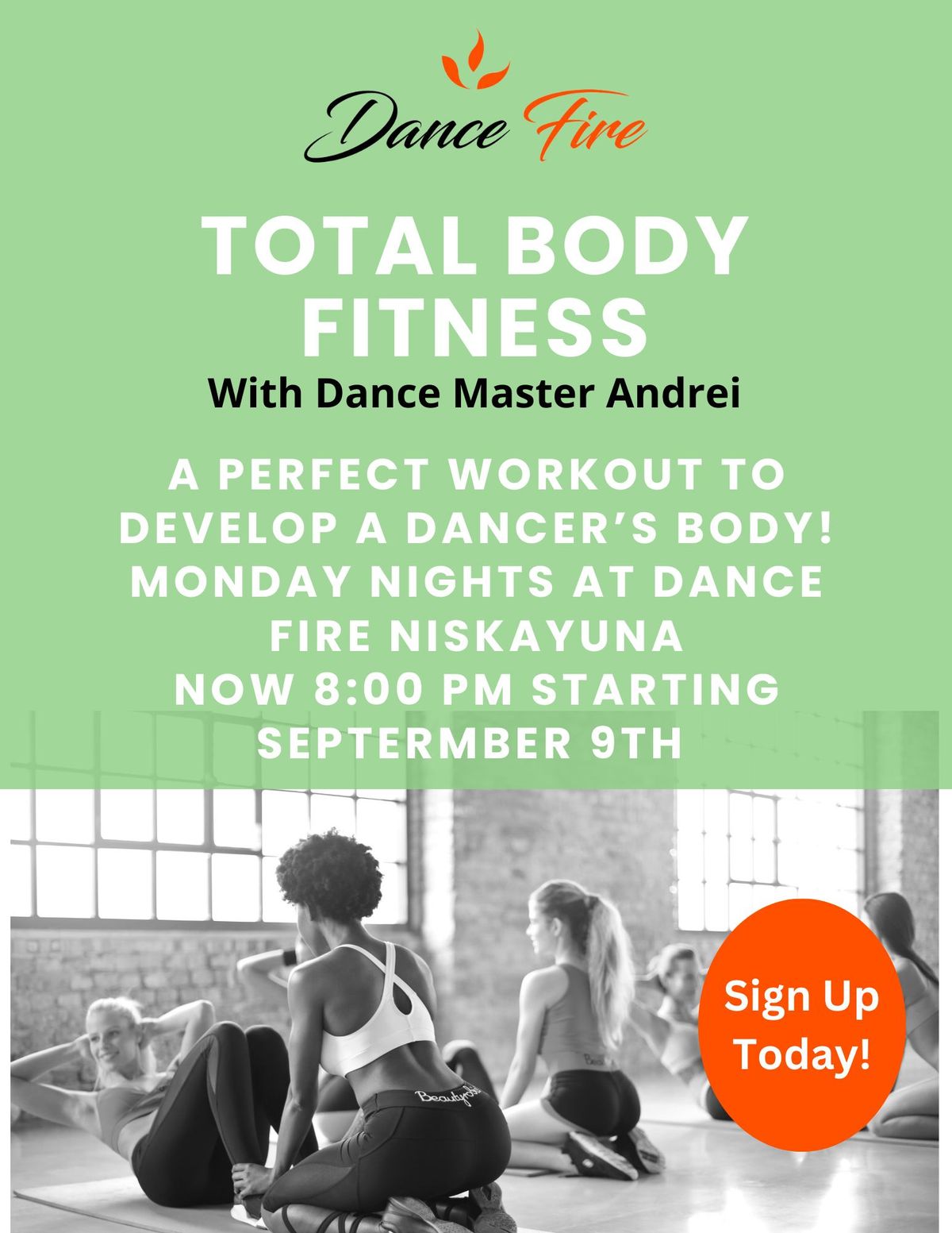 Total Body Fitness Mondays @8pm