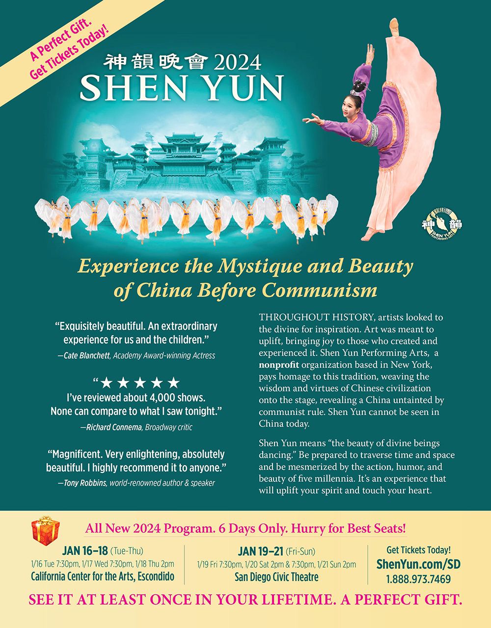 Shen Yun at San Diego Civic Theatre