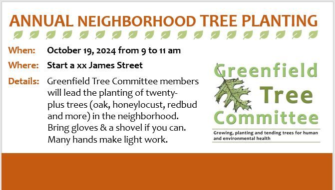 James Street Tree Planting