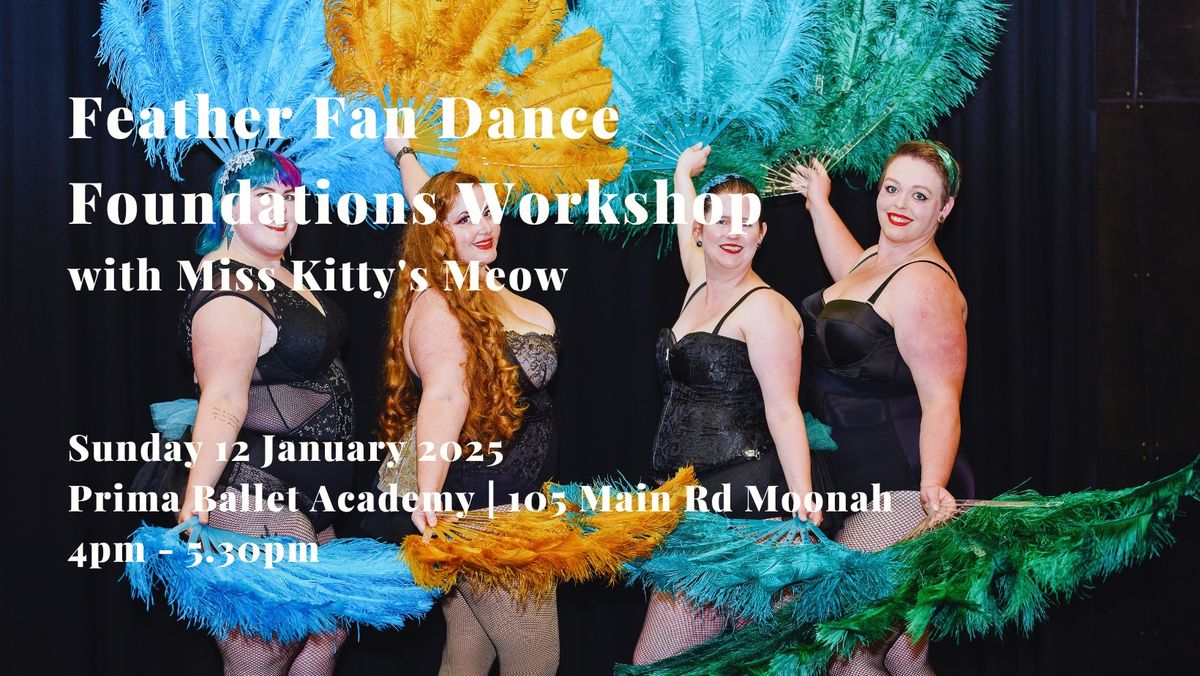 Feather Fan Dance Foundations Workshop (Sunday 12 January 2024)