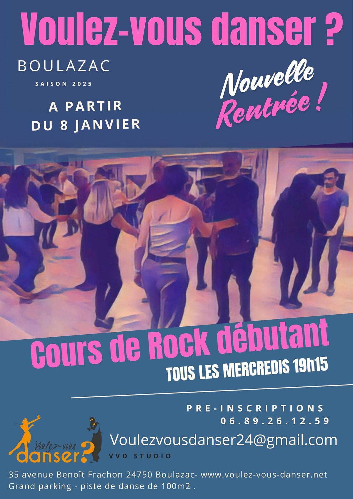 COURS DE ROCK D\u00c9BUTANT. NOUVELLE RENTR\u00c9E !