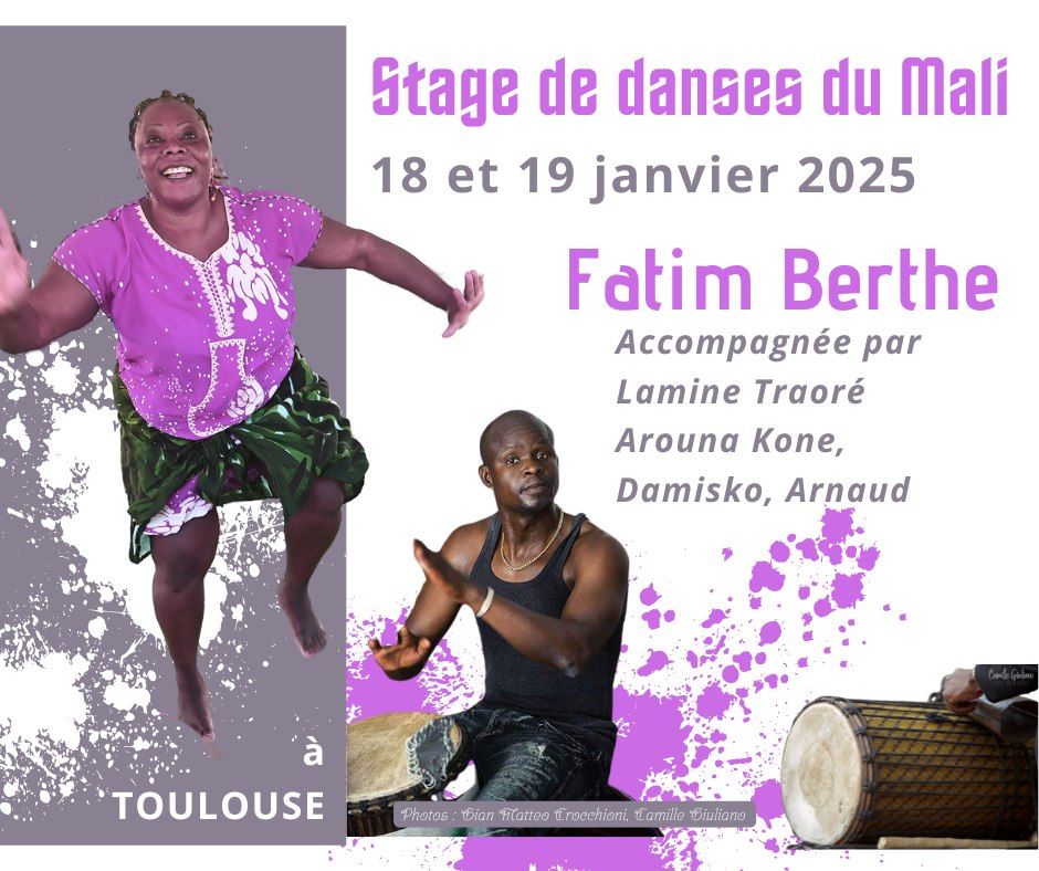 Stage de danses du Mali _ FATIM BERTHE _ TOULOUSE