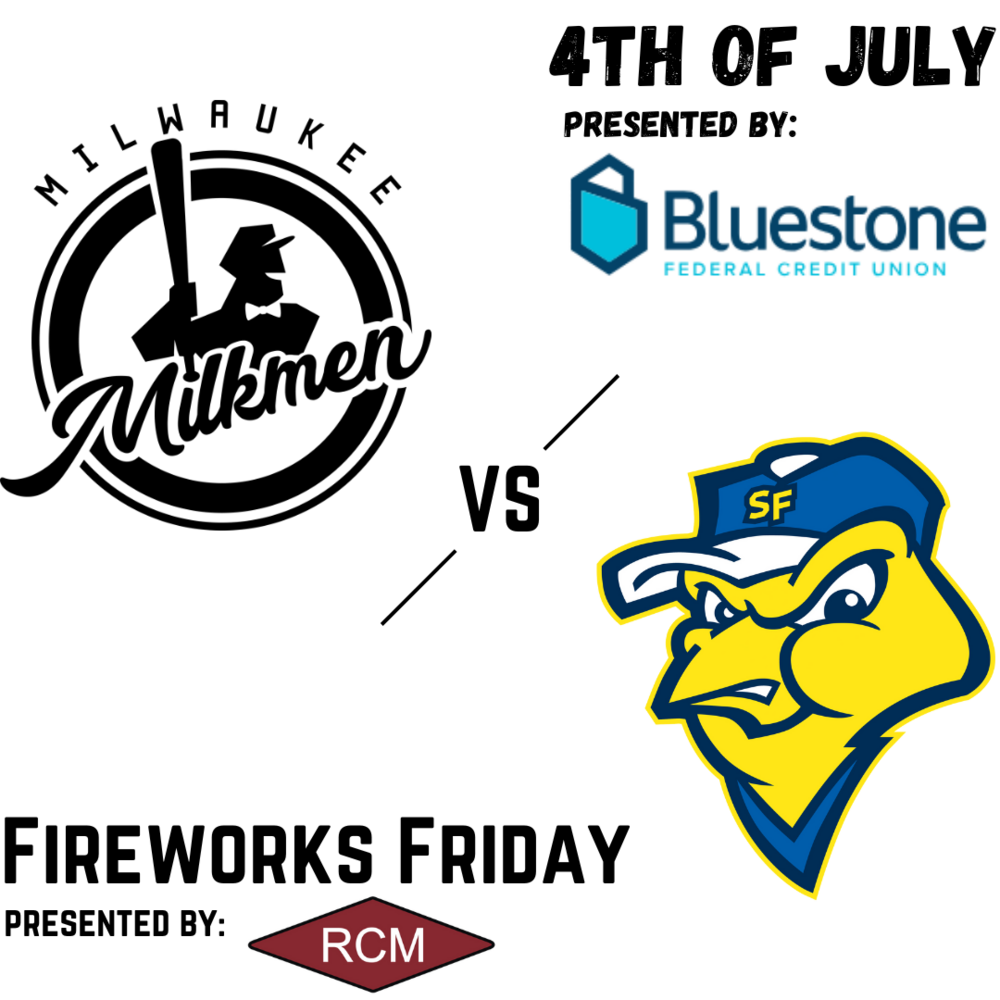 Milwaukee Milkmen at Sioux Falls Canaries at Sioux Falls Stadium