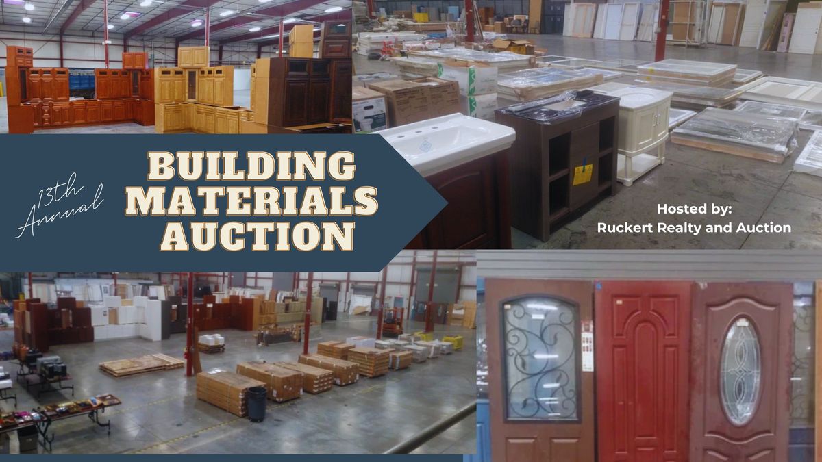 13th Annual Building Materials Auction