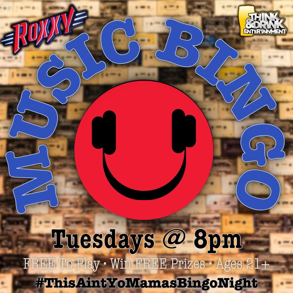 MUSIC BINGO @ Roxxy (Iowa City, IA) \/ Tuesday Nights @ 8pm