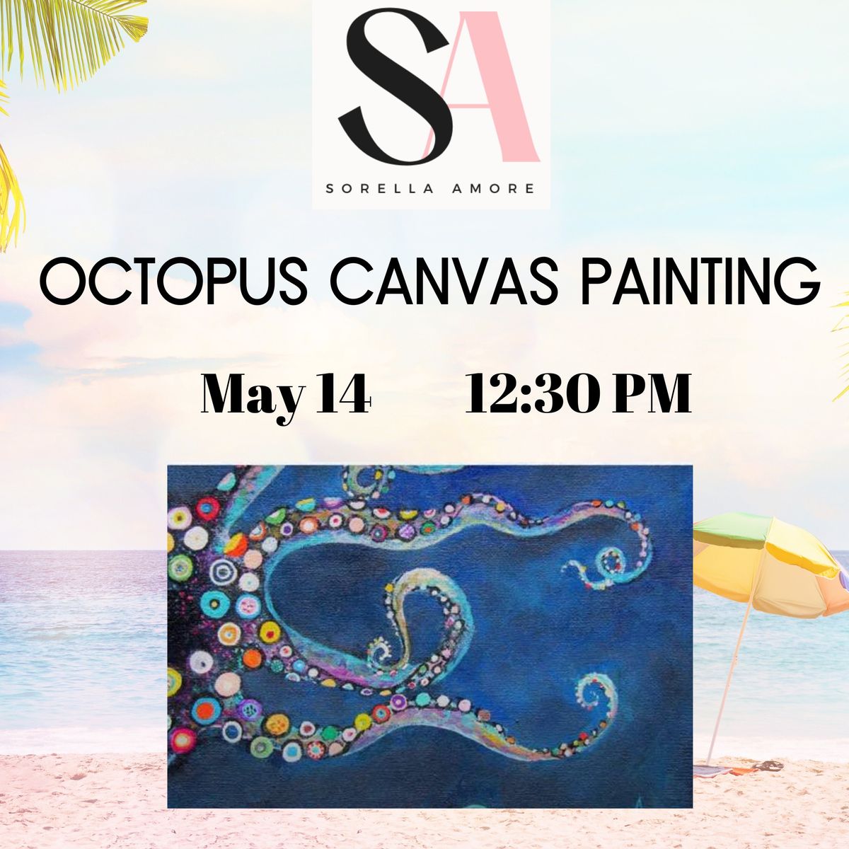 Octopus Canvas Painting