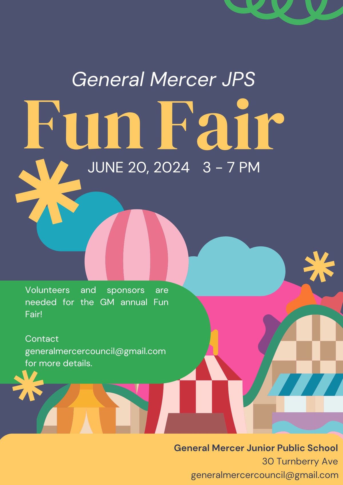 General Mercer Jr Public School 2024 Fun Fair!