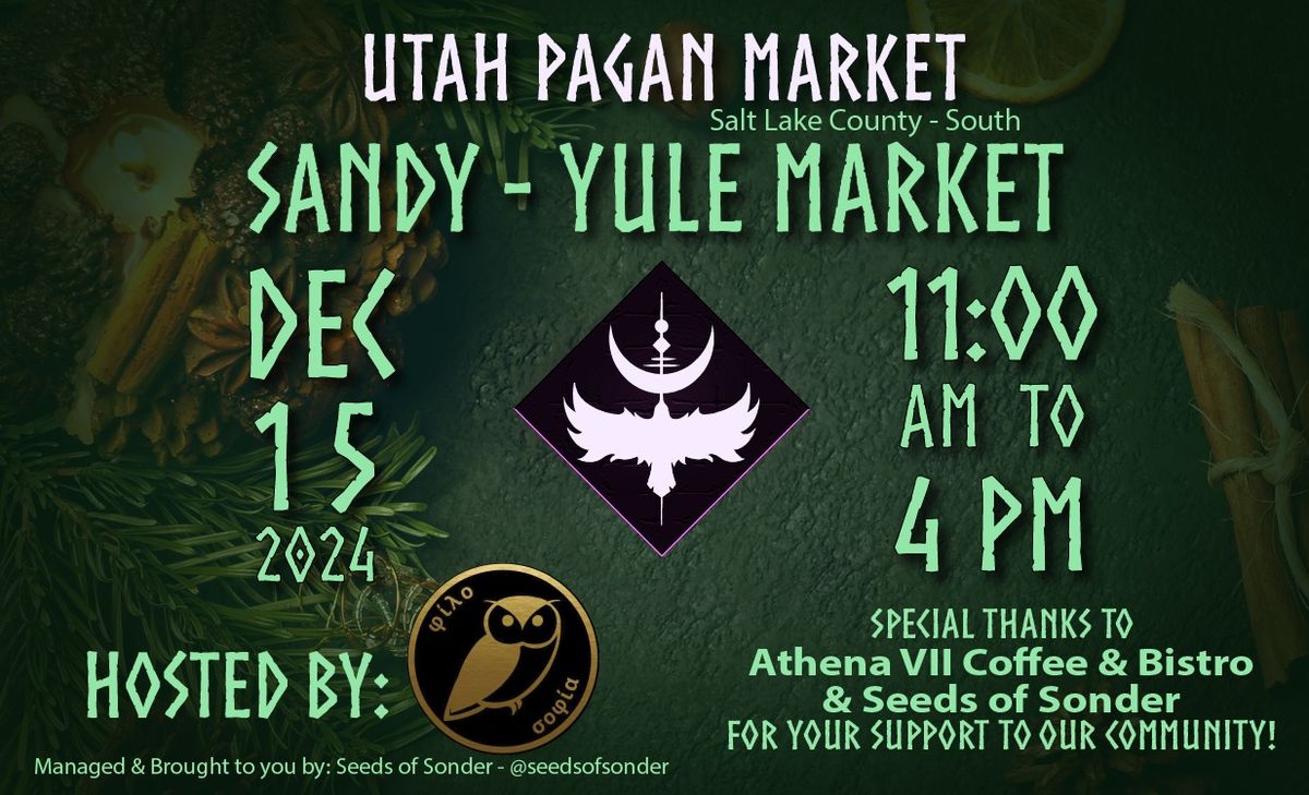 YULE MARKET \u2013 SANDY Utah Pagan Market