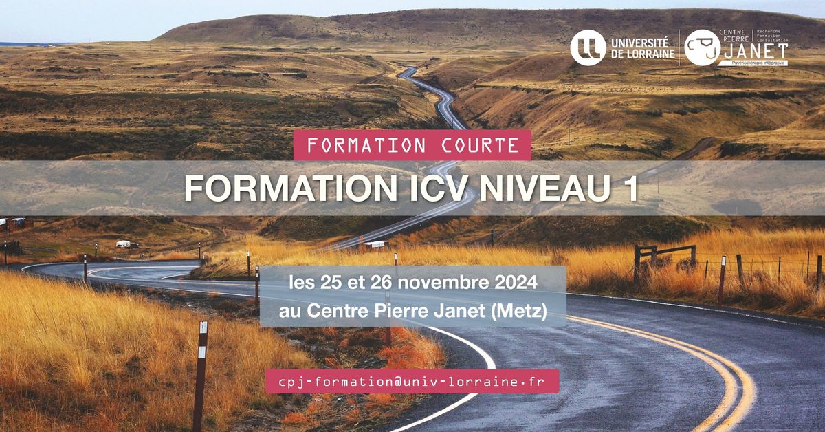 Formation "ICV niv.1" avec Laure MANN