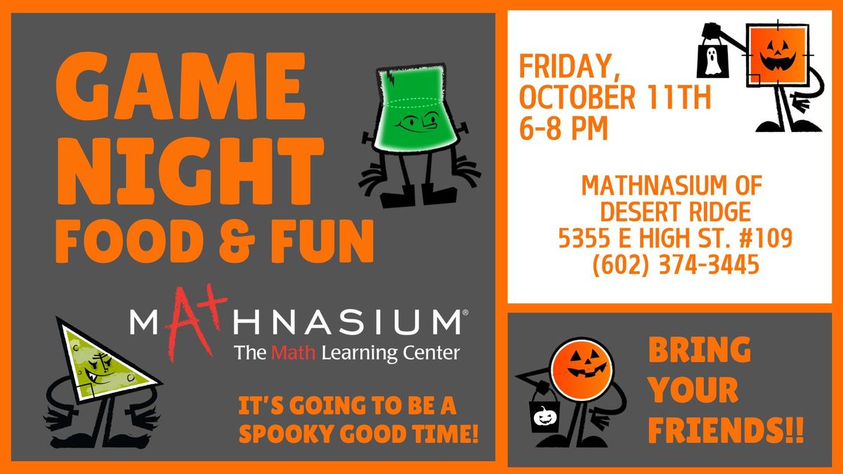 Game Night at Mathnasium of Desert Ridge