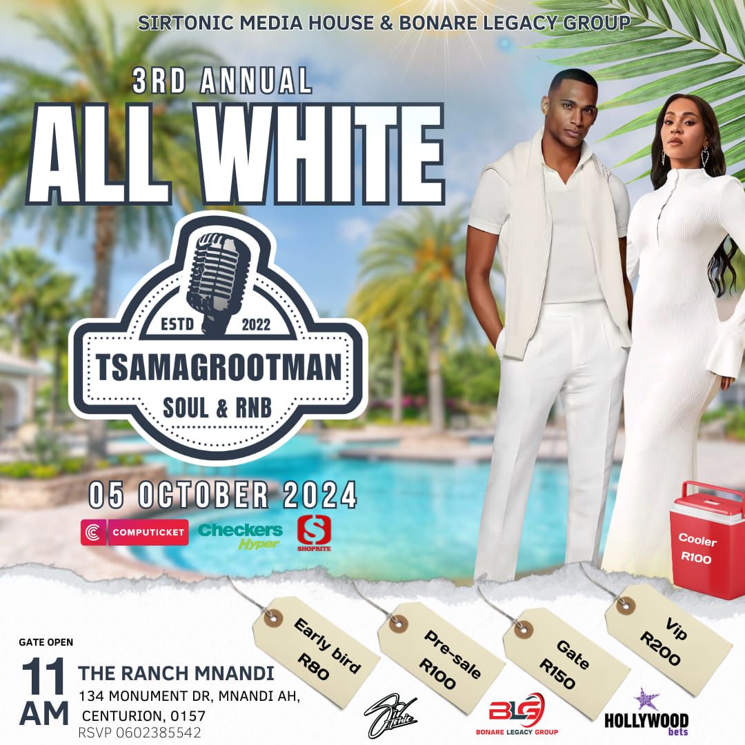 3rd annual all white TSAMAGROOTMAN 