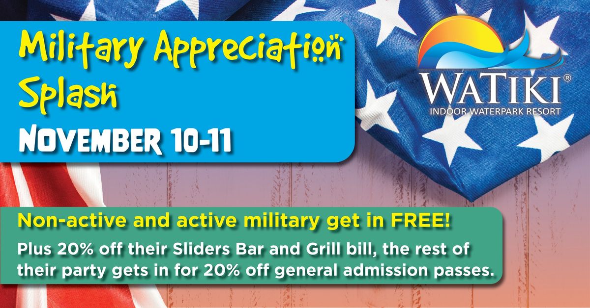 Military Appreciation Splash