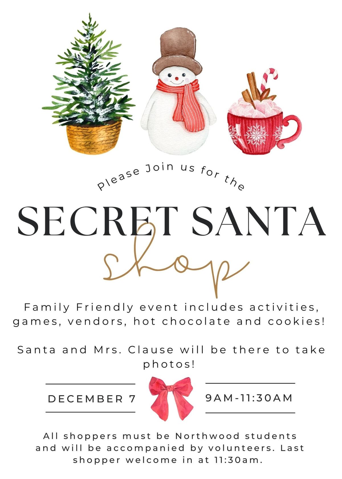 Secret Santa Shop