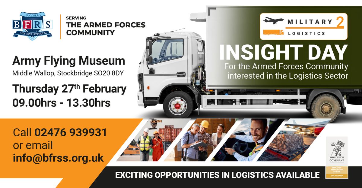 Military2Logistics Insight Day on Thursday, 27 February 2025