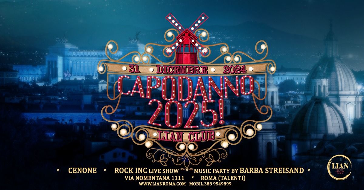 CAPODANNO 2025 al Lian nel casale!