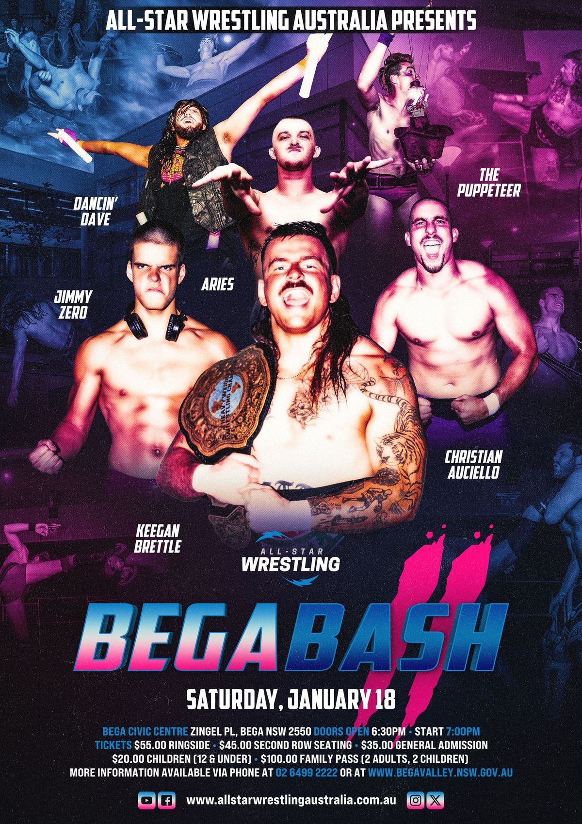 All-Star Wrestling - BEGA BASH!