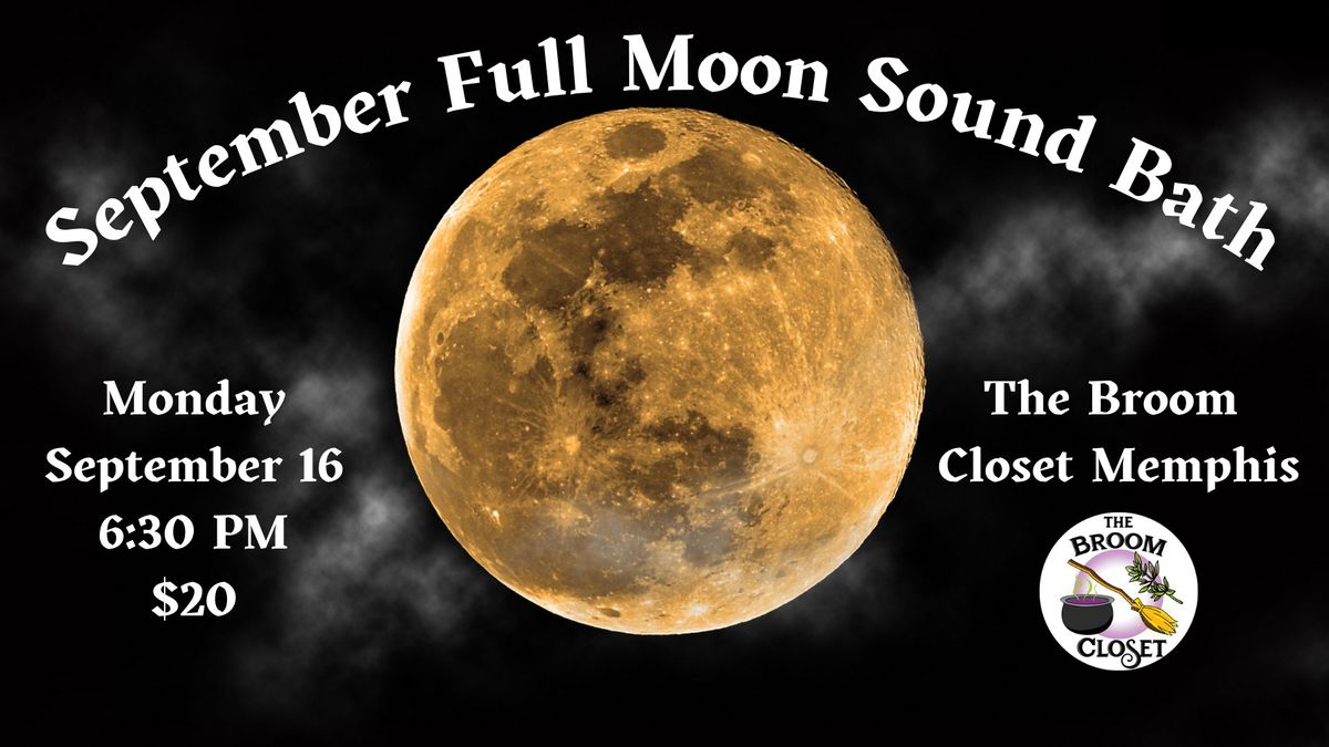 September Full Moon Sound Bath 