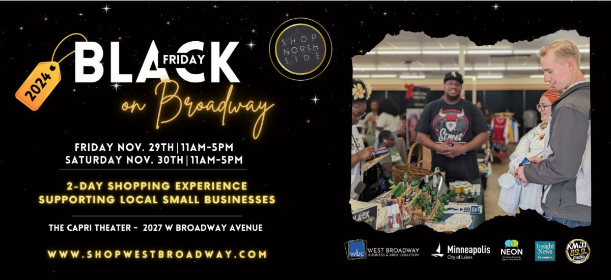 Black Friday on Broadway 2-Day Shopping Experience 2024!