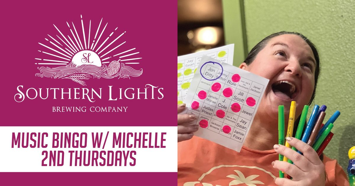 Music Bingo at Southern Lights Brewing Co. - 2nd Thursdays