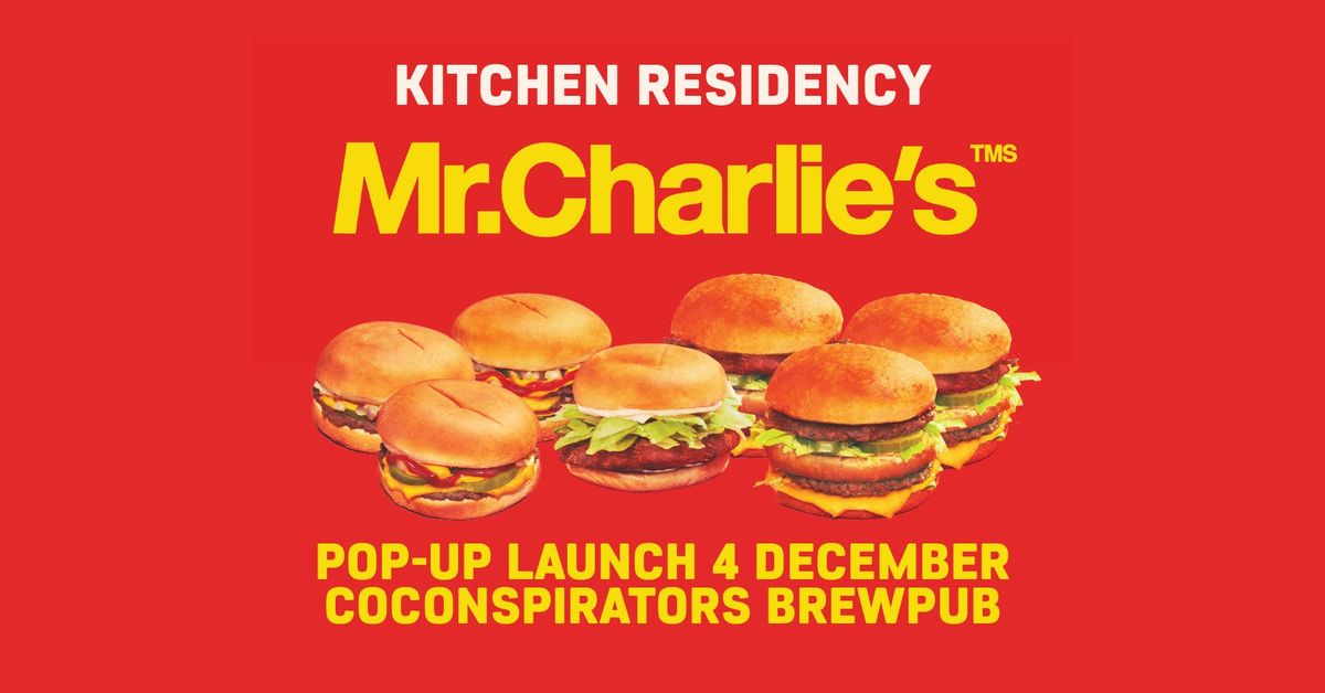 Mr. Charlies Launch Pop-Up at Co-Conspirators Brewpub! \ud83c\udf54\ud83c\udf7b