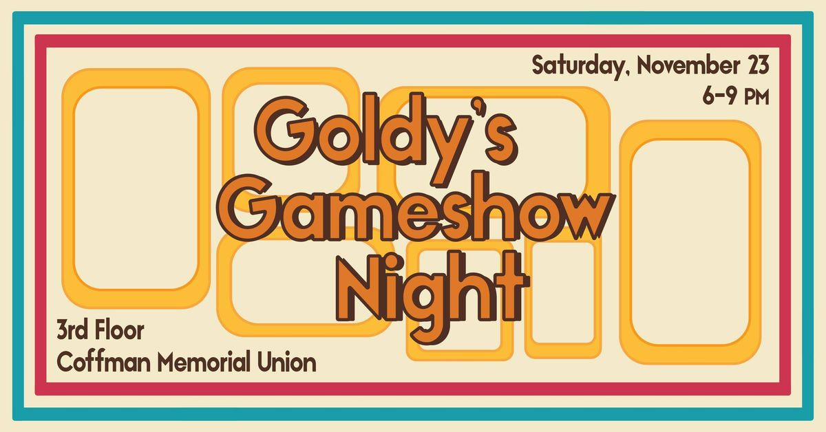 Goldy's Game Show Night