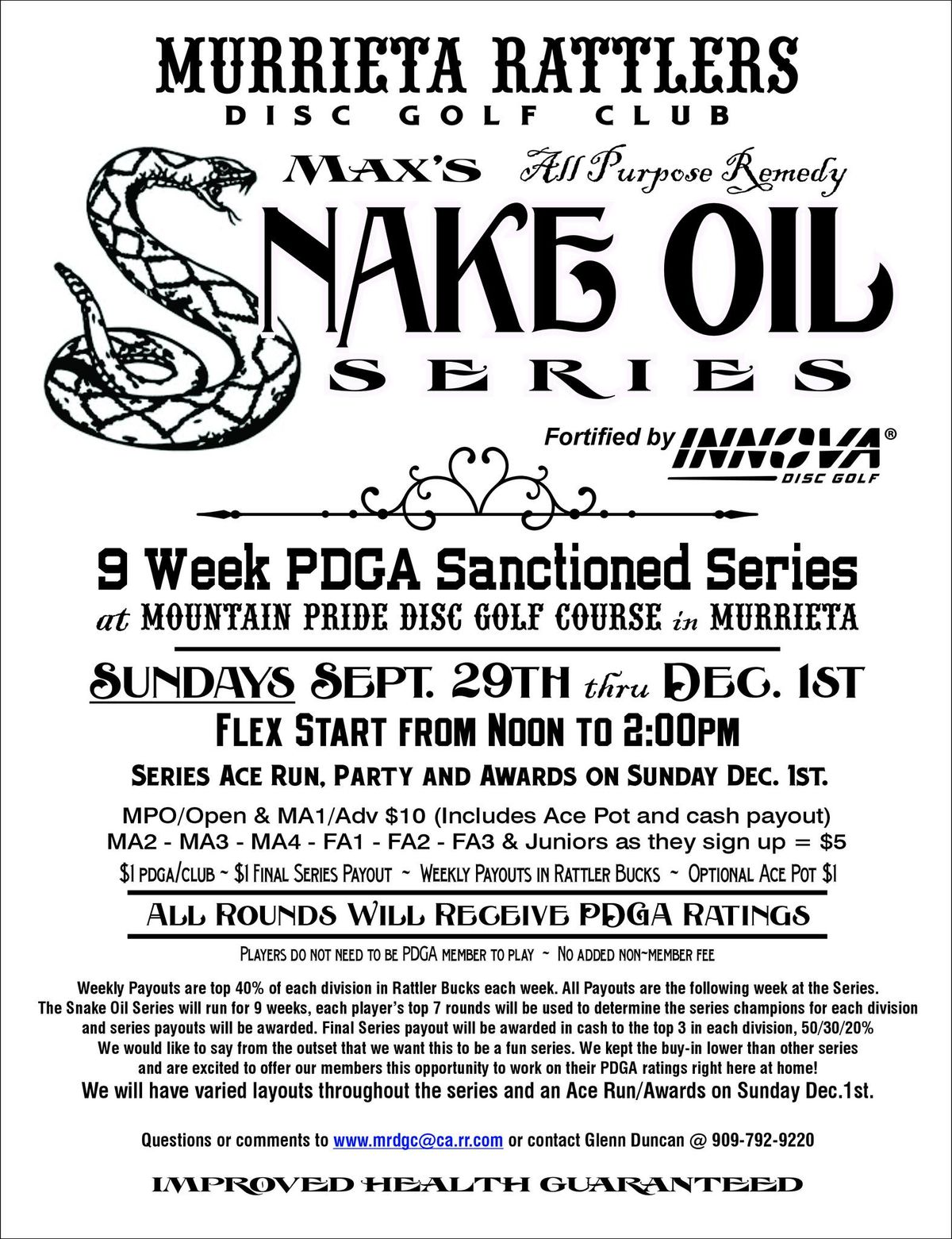 Maxs Snake Oil Series