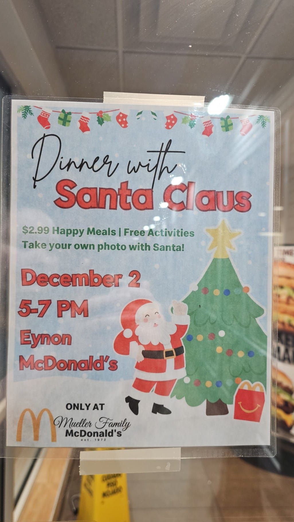 Dinner with Santa