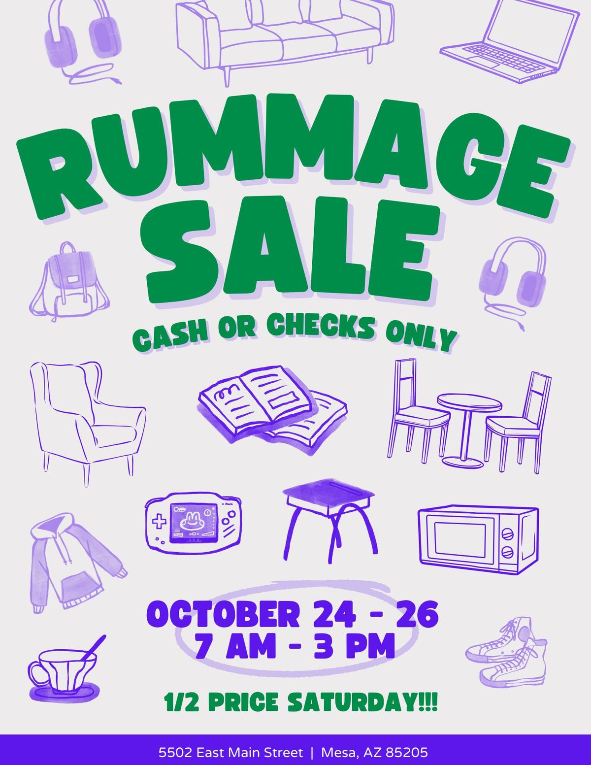 VRUMC United Women in Faith Rummage Sale