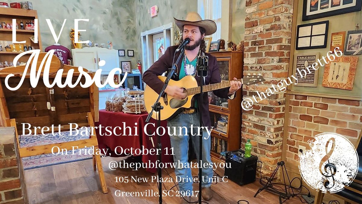 Live Music with Brett Bartschi Country