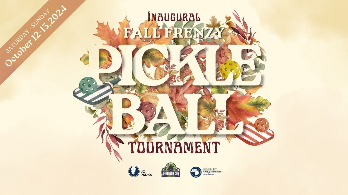 Inaugural Fall Frenzy Pickleball Tournament