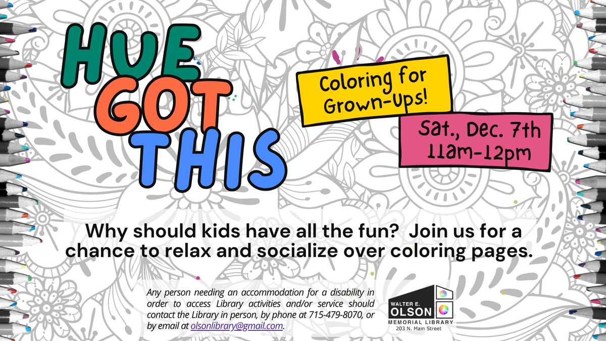 Hue Got This - Coloring for Adults