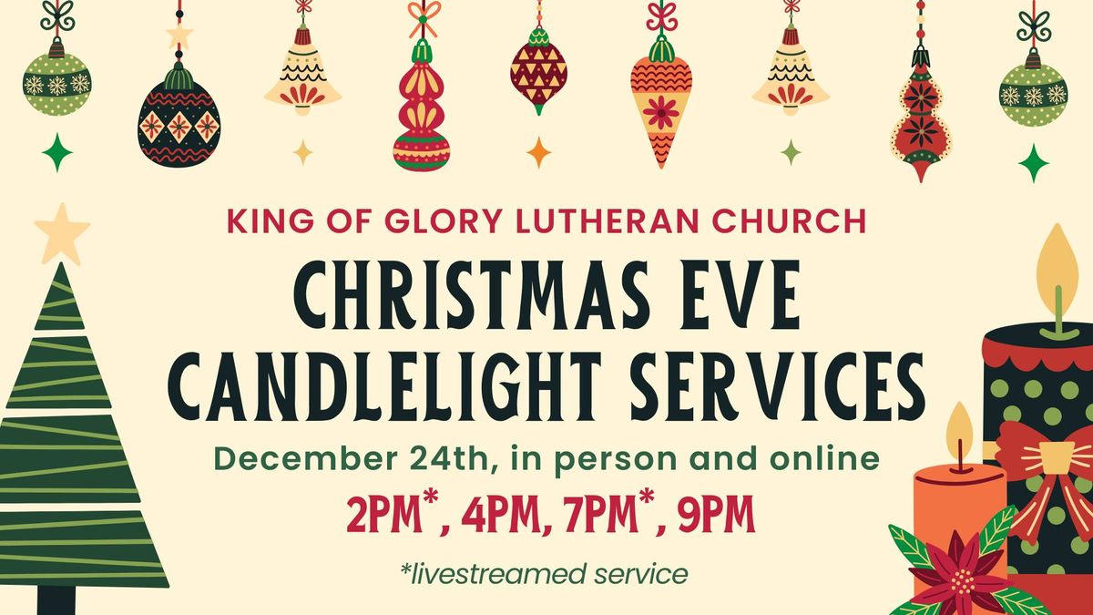 Christmas Eve Candlelight Services