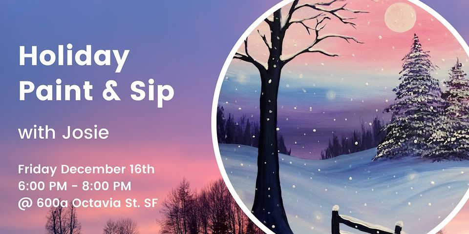Holiday Paint & Sip - 12\/16