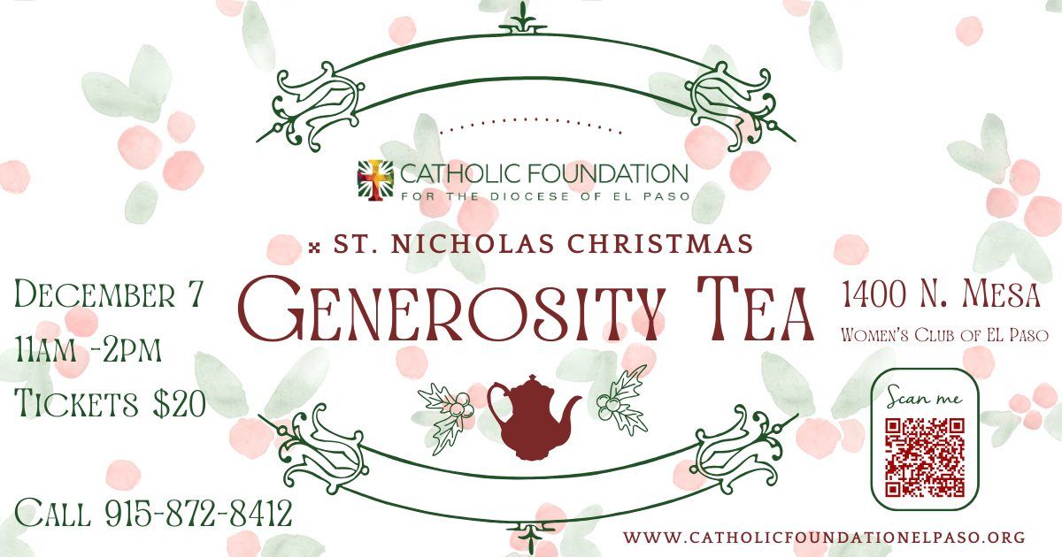 St. Nicholas Christmas Generosity Tea