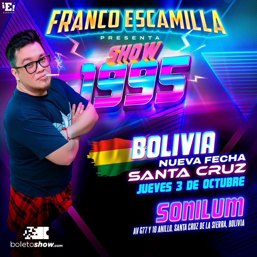 Franco Escamilla Show 1995 en Santa Cruz - Bolivia