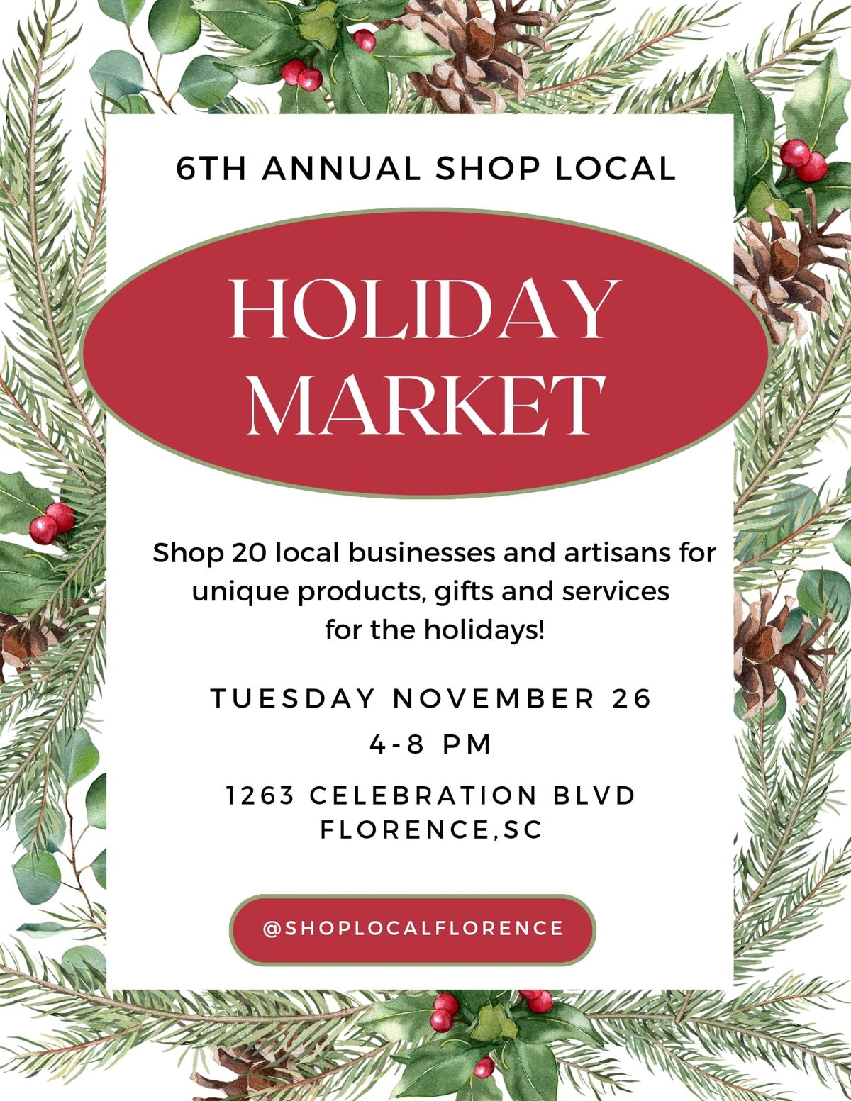 6th Annual Shop Local Holiday Market