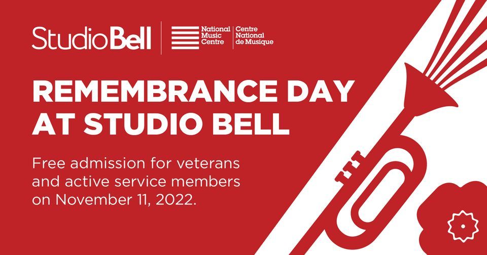 Remembrance Day at Studio Bell