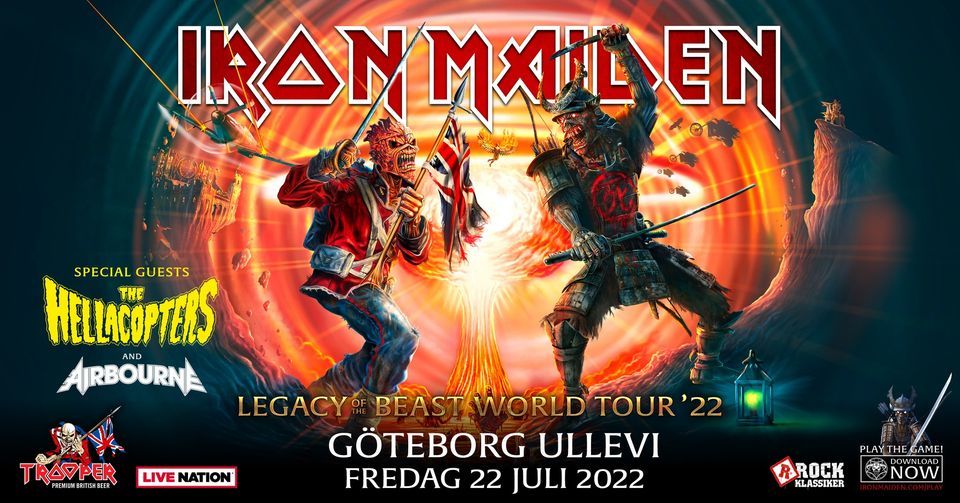 Nytt datum - Iron Maiden | Ullevi, G\u00f6teborg