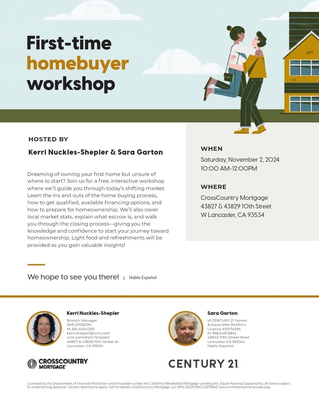 First Time Home Buyer Seminar