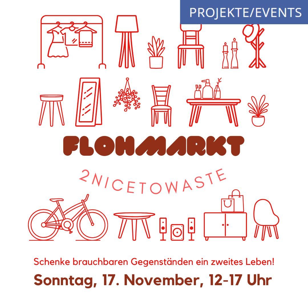 Flohmarkt: 2NICETOWASTE