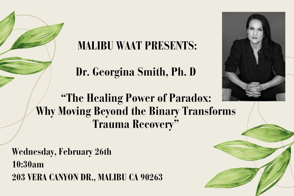 Malibu WAAT Speaker Meeting: Dr. Georgina Smith, Ph.D